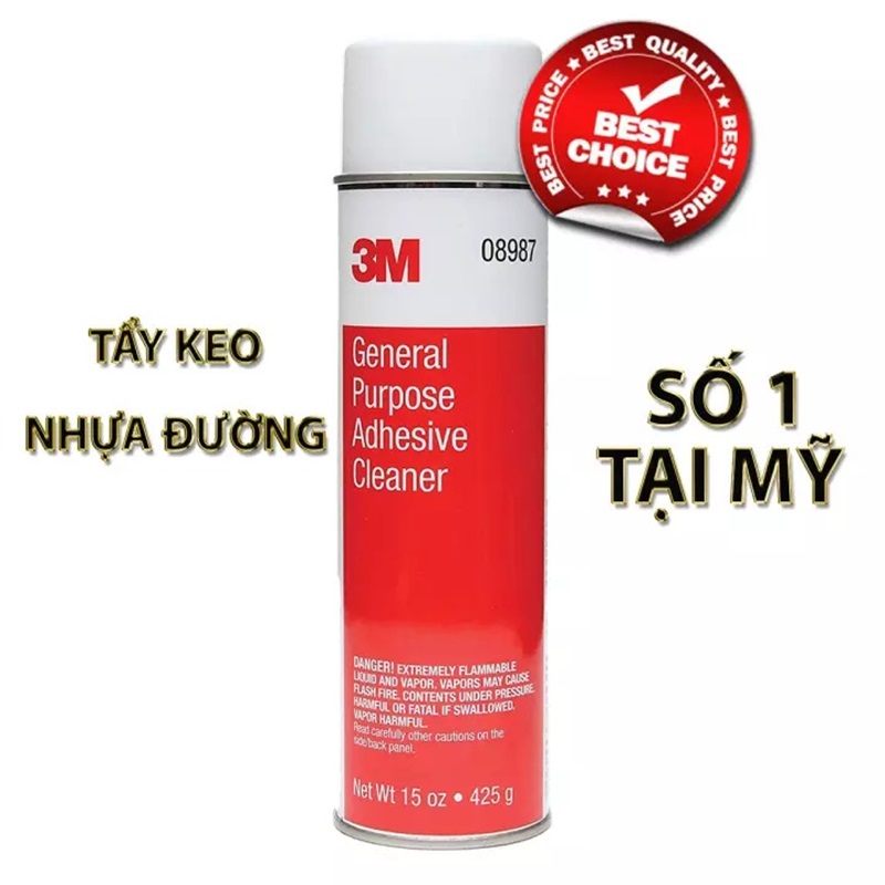 Cách sử dụng chai tẩy nhựa đường 3M